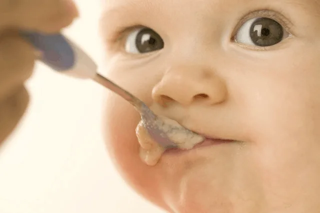 Introduzindo comida para o bebê